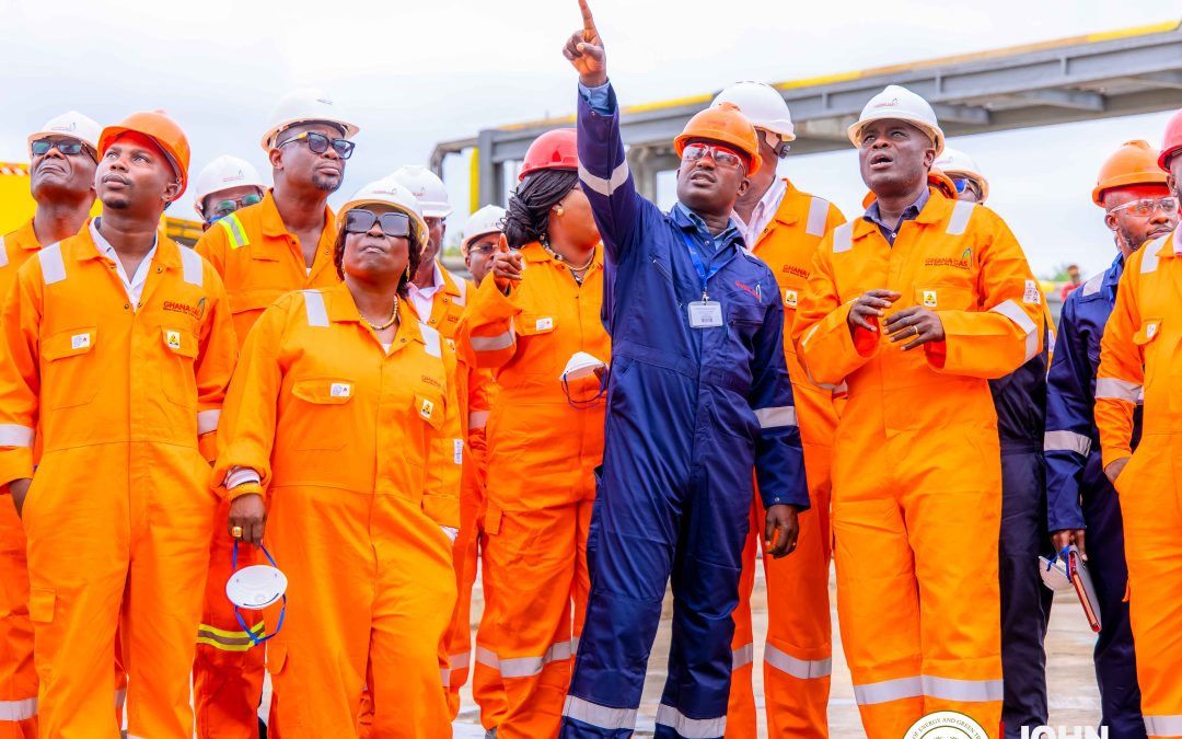 Energy Minister Inspects Ongoing Works at Atuabo Gas Processing Plant